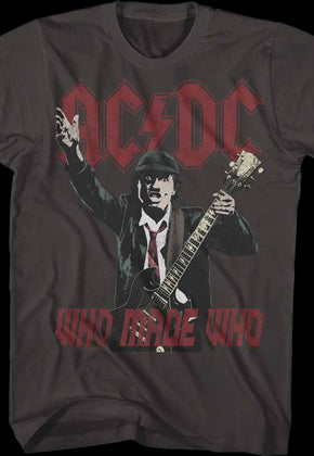 Angus Young Who Made Who ACDC T-Shirt