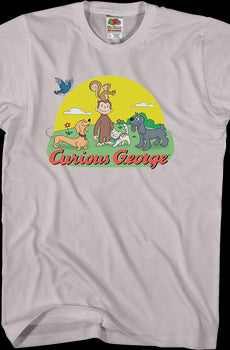 Animal Friends Curious George T-Shirt