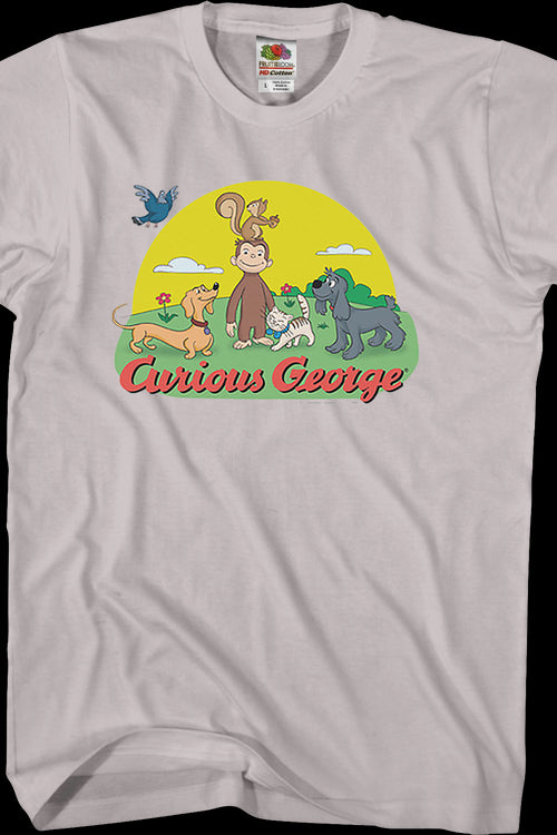 Animal Friends Curious George T-Shirtmain product image
