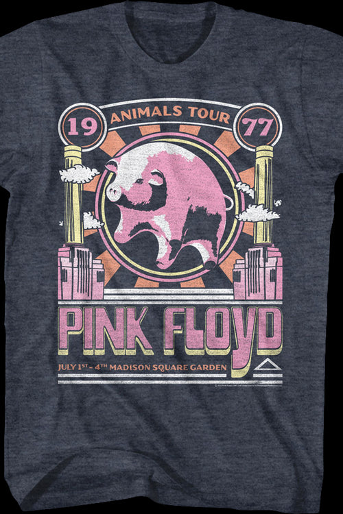Animals Tour 1977 Poster Pink Floyd T-Shirtmain product image
