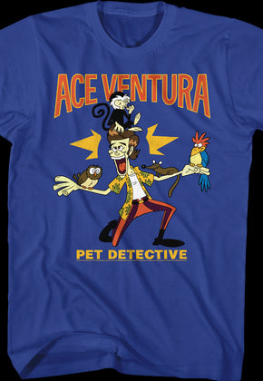 Animated Ace Ventura Pet Detective T-Shirt