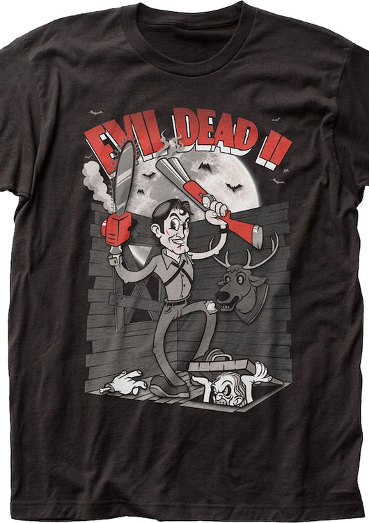 Animated Ash Evil Dead II T-Shirt - main product image