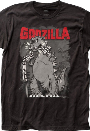 Animated Godzilla T-Shirt