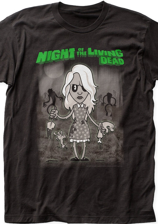 Animated Karen Cooper Night Of The Living Dead T-Shirt - main product image