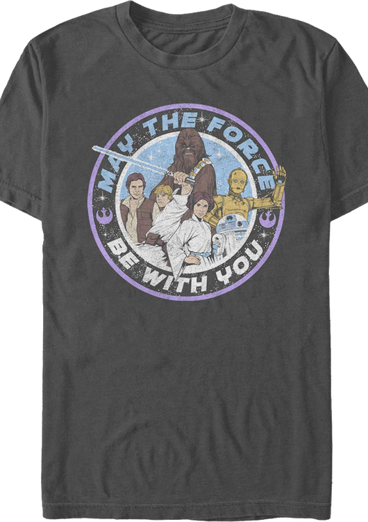 Animated May The Force Be With You Star Wars T-Shirt - main product image