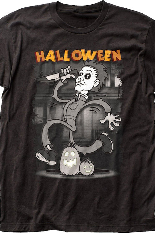 Animated Michael Myers Halloween T-Shirtmain product image