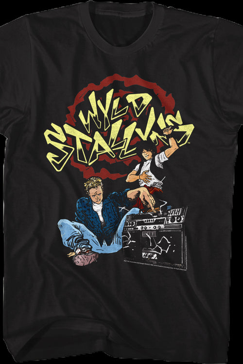 Animated Wyld Stallyns T Shirt Bill and Ted Mens T Shirt