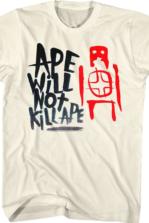 Ape Will Not Kill Ape Planet Of The Apes T-Shirtmain product image