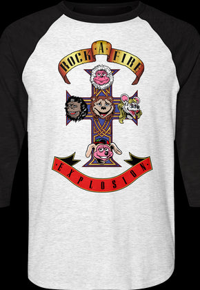 Appetite Rock-afire Explosion Raglan Baseball Shirt