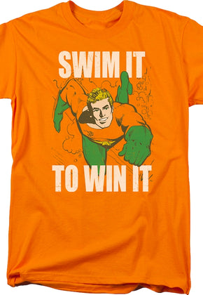 Aquaman Swim It To Win It DC Comics T-Shirt