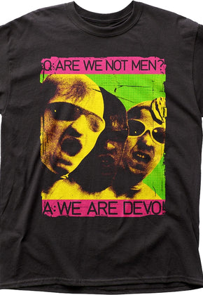 Are We Not Men We Are Devo T-Shirt