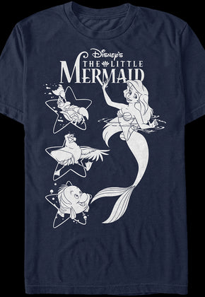Ariel and Friends Little Mermaid T-Shirt