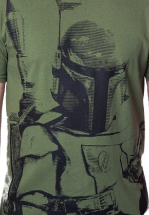 Army Green Boba Fett Shirt