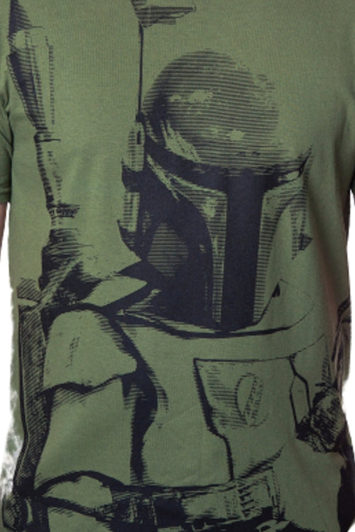 Army Green Boba Fett Shirtmain product image