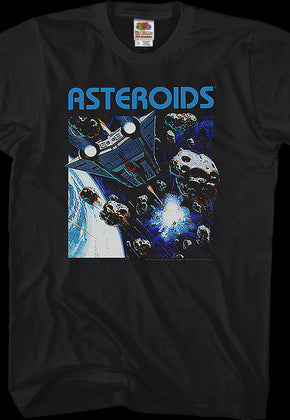 Asteroids Cartridge Art Atari T-Shirt