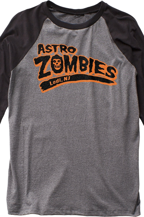 Astro Zombies Misfits Raglan Baseball Shirtmain product image