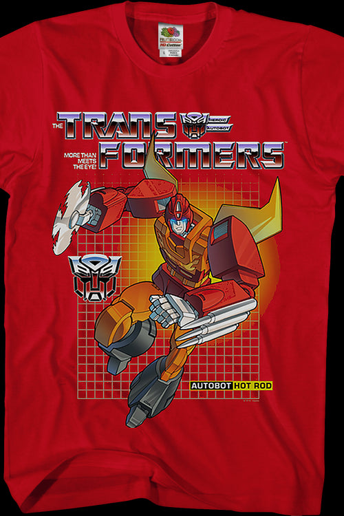 Autobot Hot Rod Transformers T-Shirtmain product image