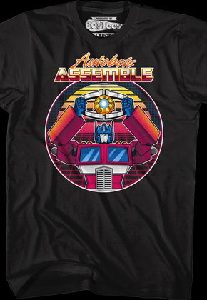 Autobots Assemble Transformers T-Shirt