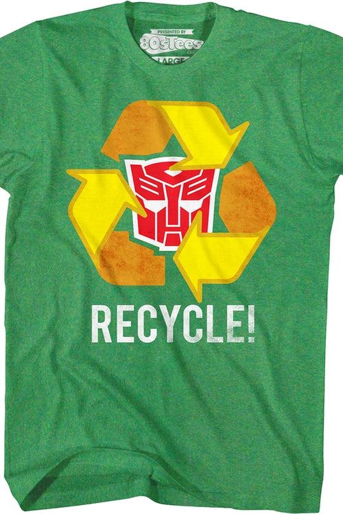 Autobots Recycle Transformers T-Shirtmain product image