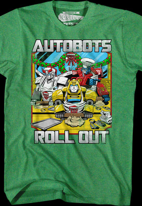 Autobots Roll Out Transformers Christmas T-Shirt