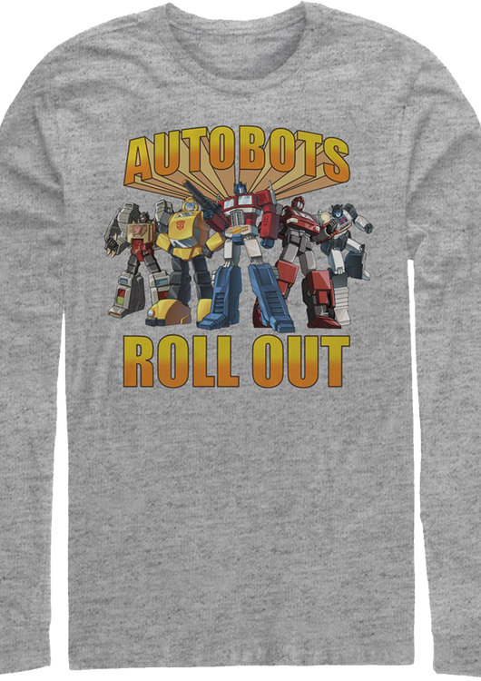 Autobots Roll Out Transformers Long Sleeve Shirt - main product image