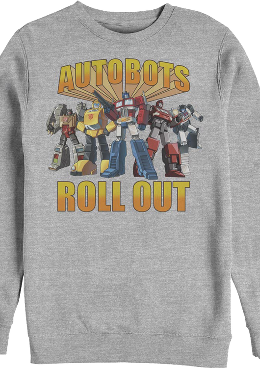 Autobots Roll Out Transformers Sweatshirt - main product image