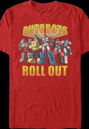 Autobots Roll Out Transformers T-Shirt