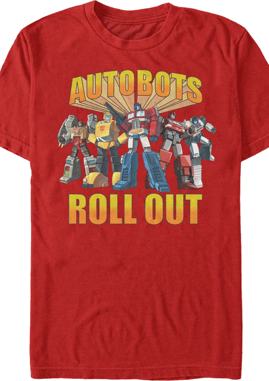 Autobots Roll Out Transformers T-Shirt - main product image