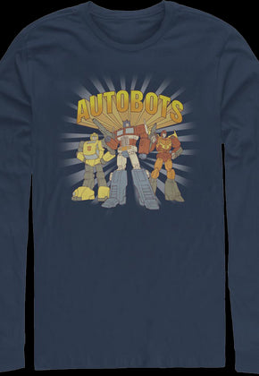 Autobots Transformers Long Sleeve Shirt