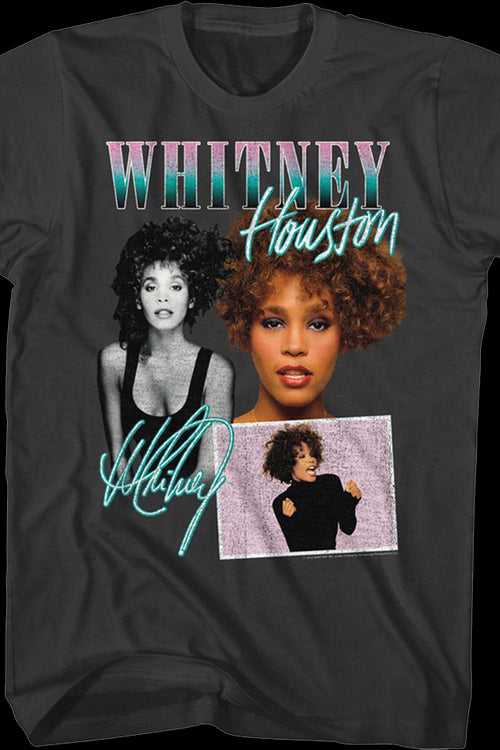 Autograph Collage Whitney Houston T-Shirtmain product image