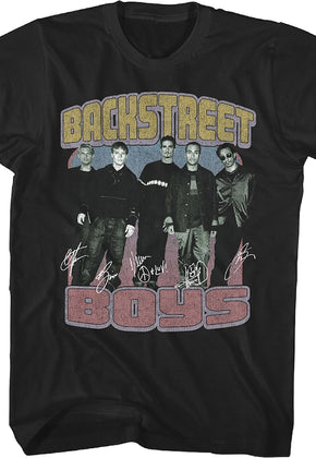 Autographs Backstreet Boys T-Shirt