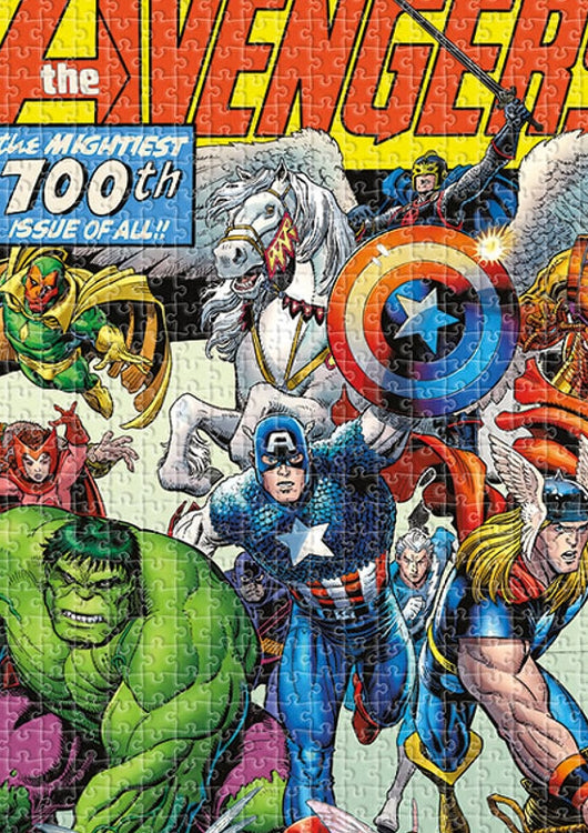 Avengers 100th Issue Cover 500 Piece Marvel Comics Puzzle - main product image