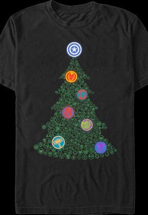 Avengers Christmas Ornaments Marvel Comics T-Shirt