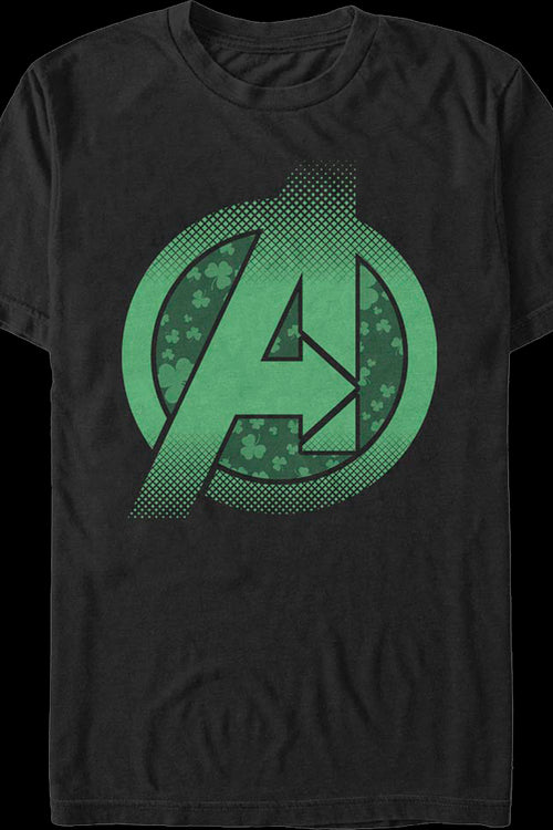 Avengers St. Patrick's Day Logo Marvel Comics T-Shirtmain product image