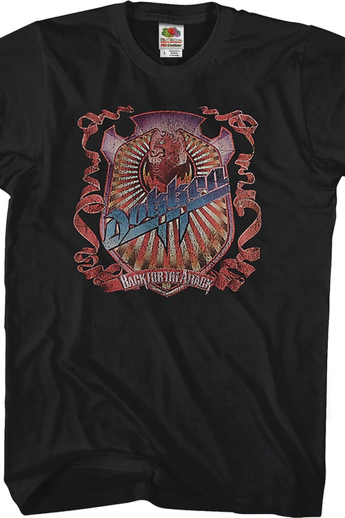 Back For The Attack Dokken T Shirt. Dokken Men s Black T Shirt