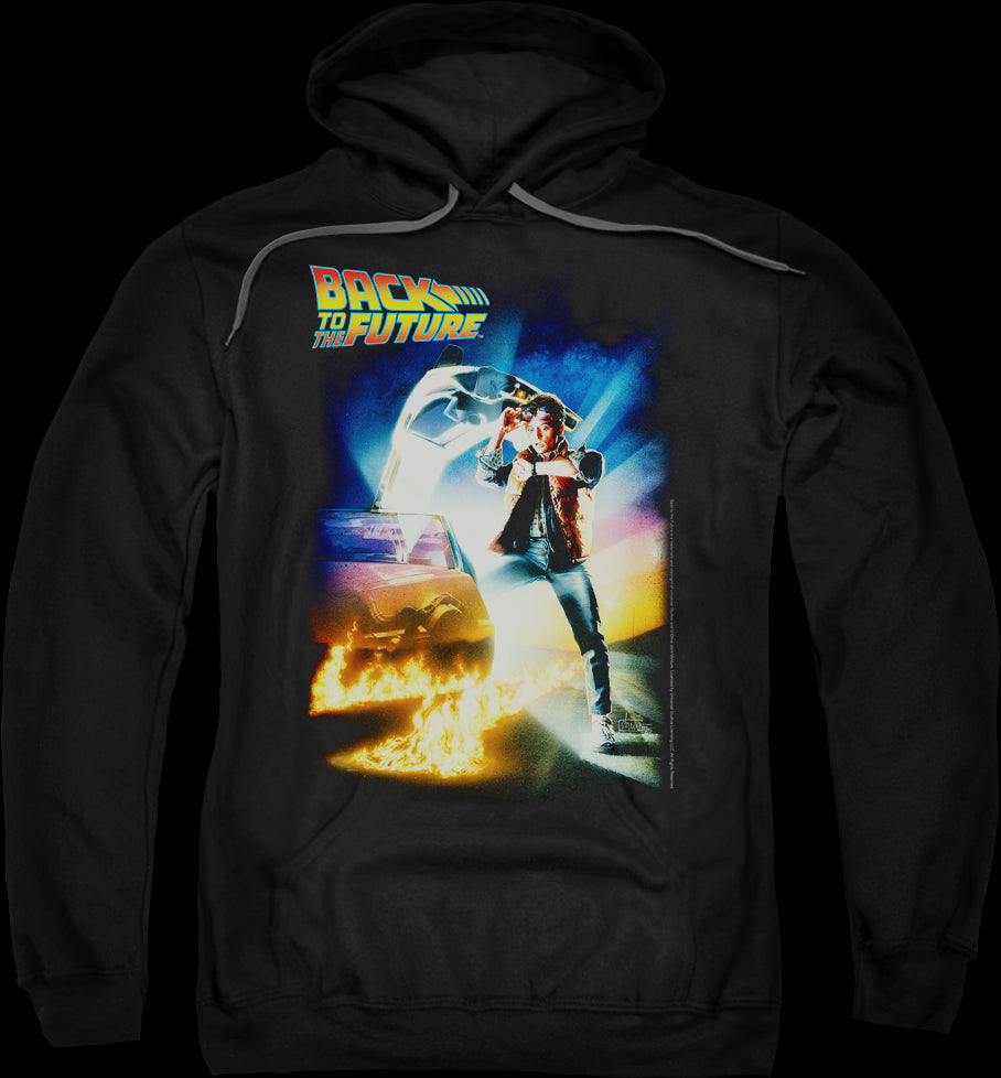 Back To The Future Hoodie: Back To The Future Mens Hoodie