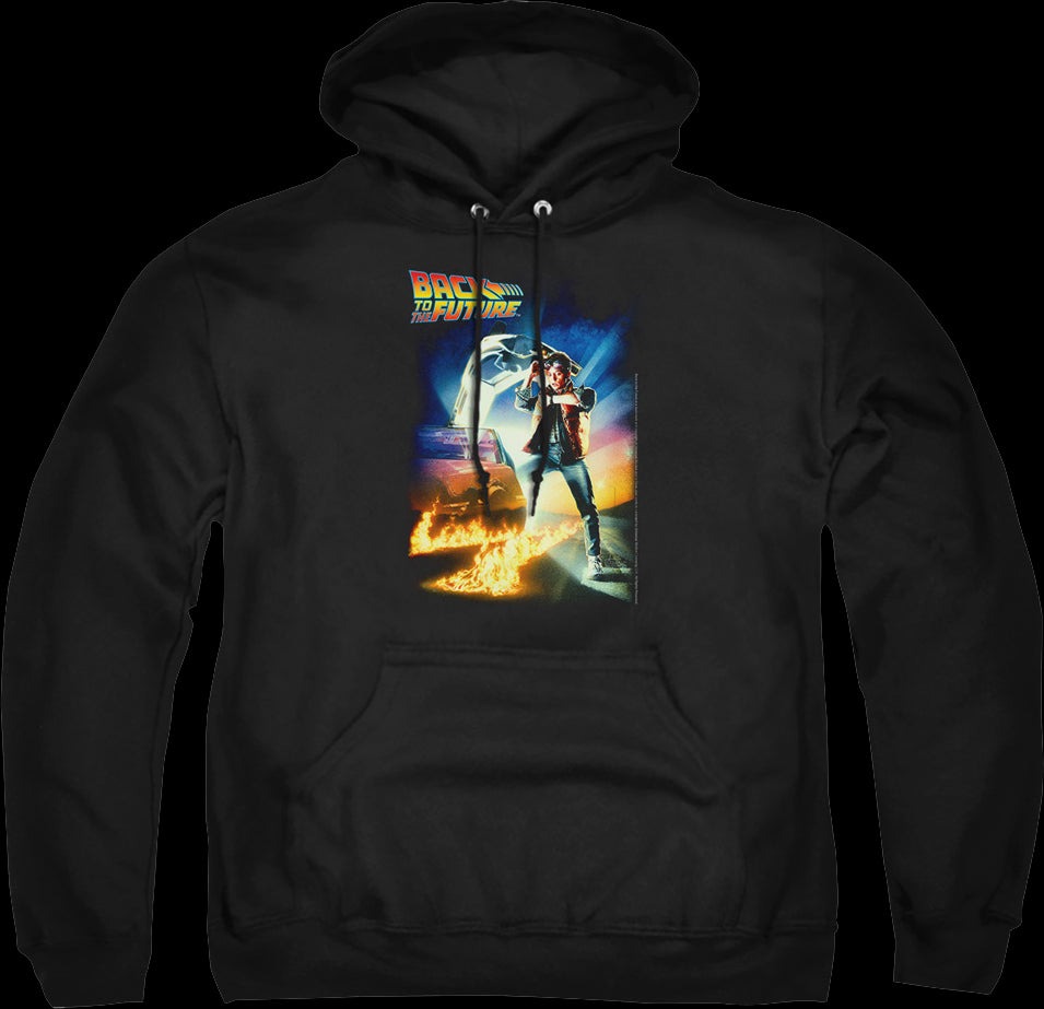 Back To The Future Hoodie: Back To The Future Mens Hoodie