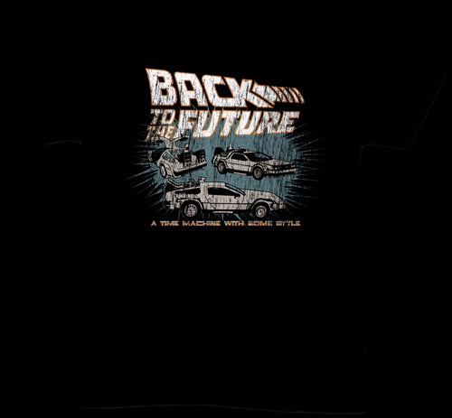 Back To The Future Time Machine With Style Shirtmain product image