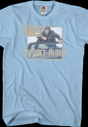 Backseat Knight Rider T-Shirt