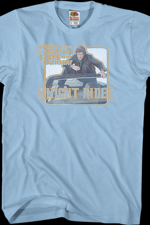 Backseat Knight Rider T-Shirtmain product image