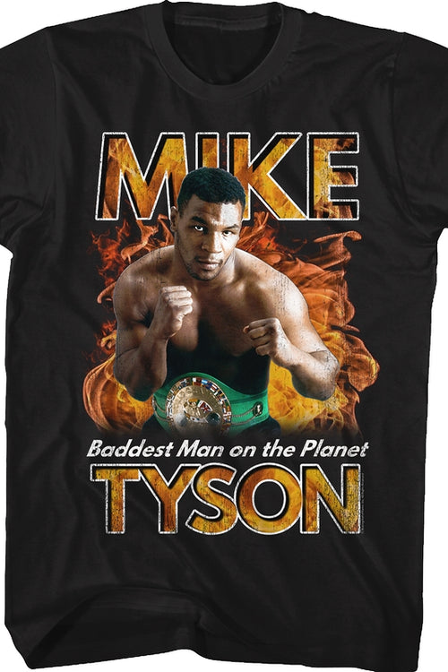 Baddest Man on the Planet Mike Tyson T-Shirtmain product image