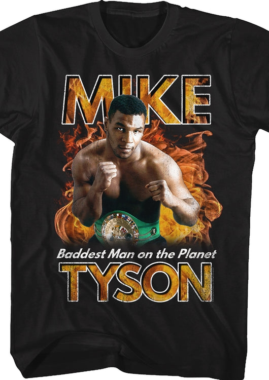 Baddest Man on the Planet Mike Tyson T-Shirt - main product image