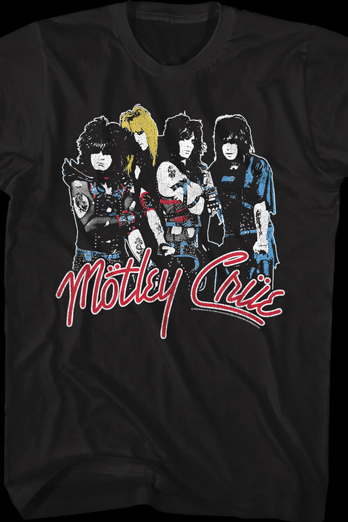 Band And Logo Motley Crue T-Shirtmain product image