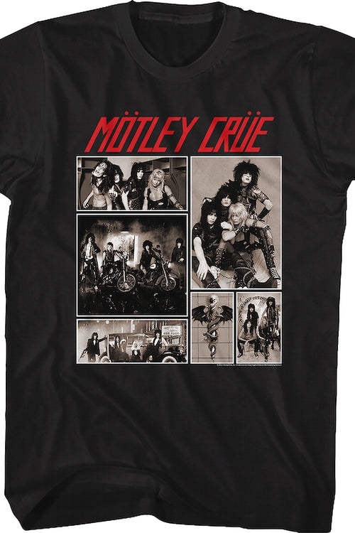 Band Collage Motley Crue T-Shirtmain product image