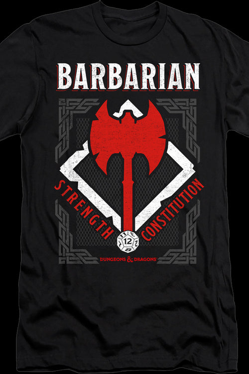 Barbarian Logo Dungeons & Dragons T-Shirtmain product image