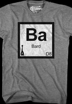 Bard Element Symbol Dungeons & Dragons T-Shirt
