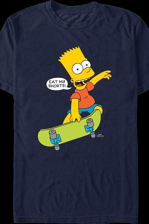 Bart Simpson Eat My Shorts Simpsons T-Shirtmain product image