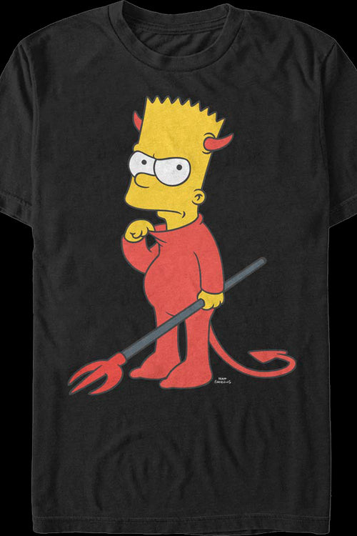 Bart's Devil Costume The Simpsons T-Shirtmain product image