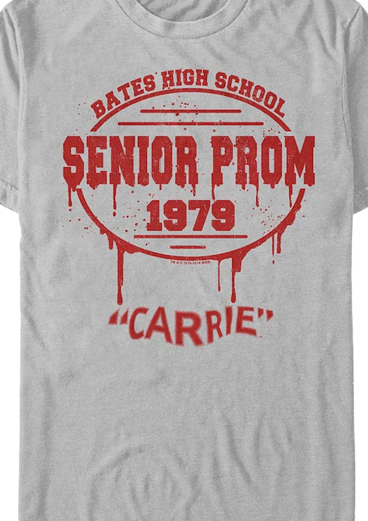 Bates High School Senior Prom Carrie T-Shirt - main product image