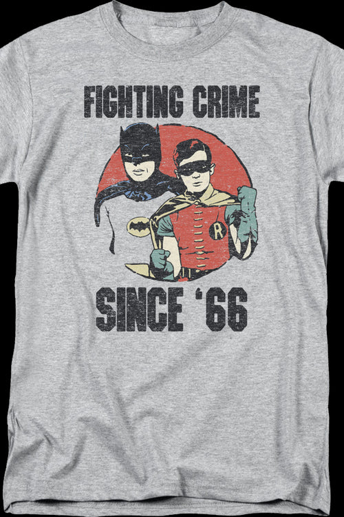 Batman And Robin Fighting Crime Since '66 DC Comics T-Shirtmain product image